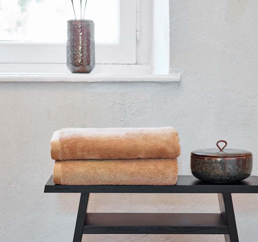 London 600GSM Egyptian Combed Cotton Bath Towel Range Latte