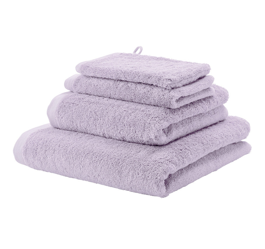 London 600GSM Egyptian Combed Cotton Bath Towel Range Lilac