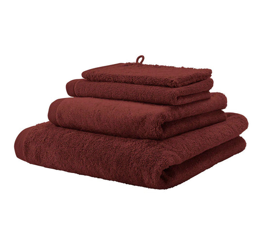 London 600GSM Egyptian Combed Cotton Bath Towel Range Mahogany