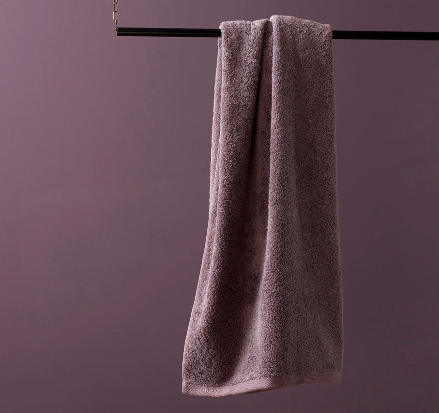 London 600GSM Egyptian Combed Cotton Bath Towel Range Mauve