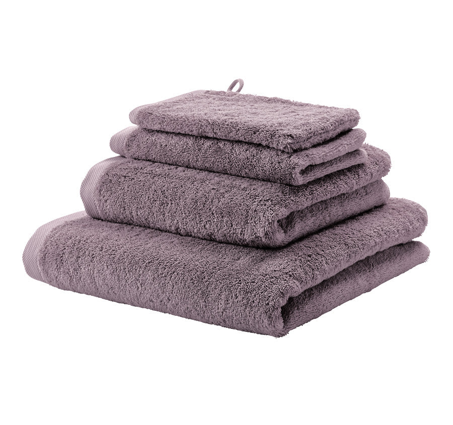 London 600GSM Egyptian Combed Cotton Bath Towel Range Mauve