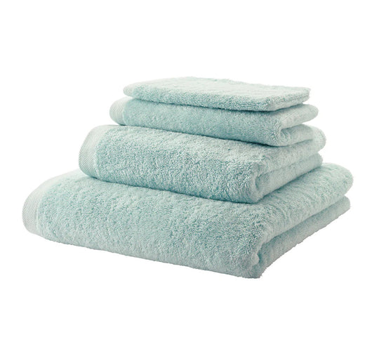 London 600GSM Egyptian Combed Cotton Bath Towel Range Mist Green