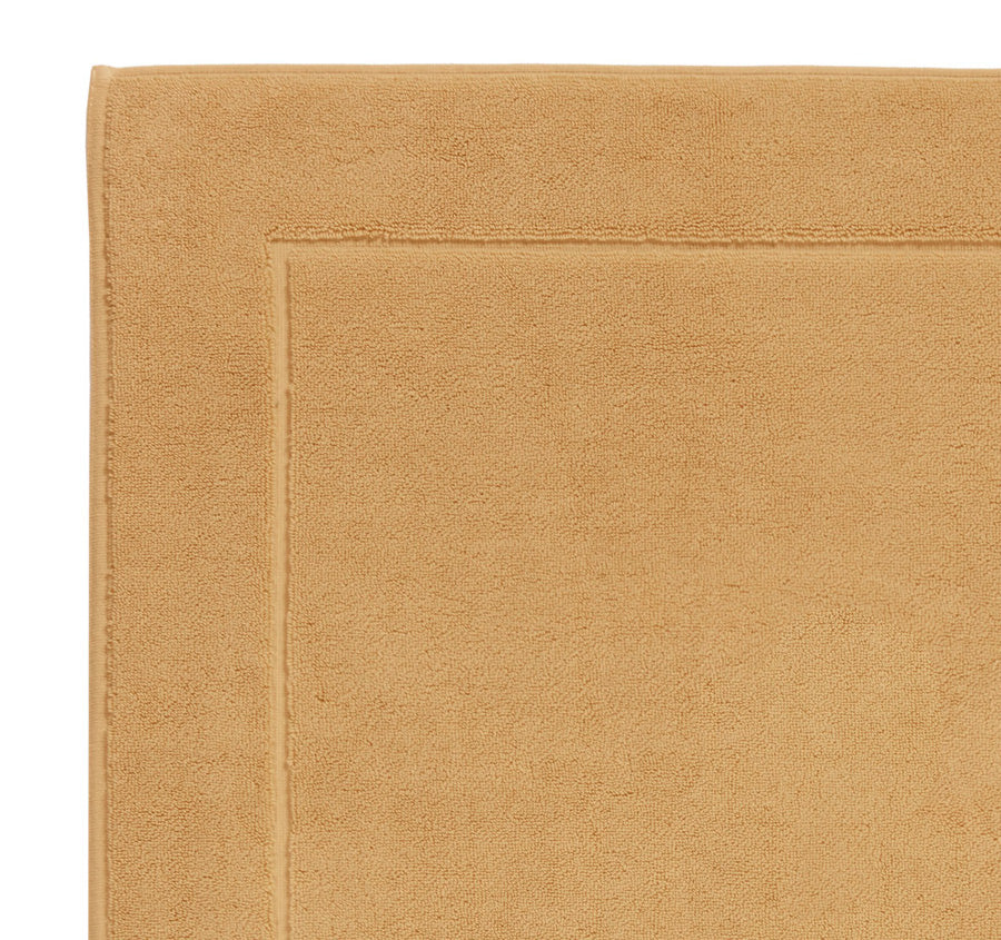 London Egyptian Combed Cotton Bath Mat Ochre