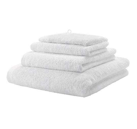 London 600GSM Egyptian Combed Cotton Bath Towel Range White