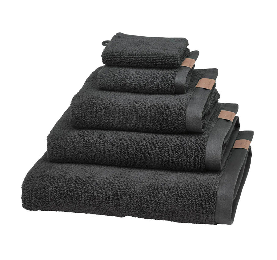 Oslo 500GSM Organic Cotton Bath Towel Range Caviar