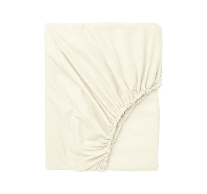 Bamboo Eco 400THC Cotton Mega Fitted Sheet Range Ivory