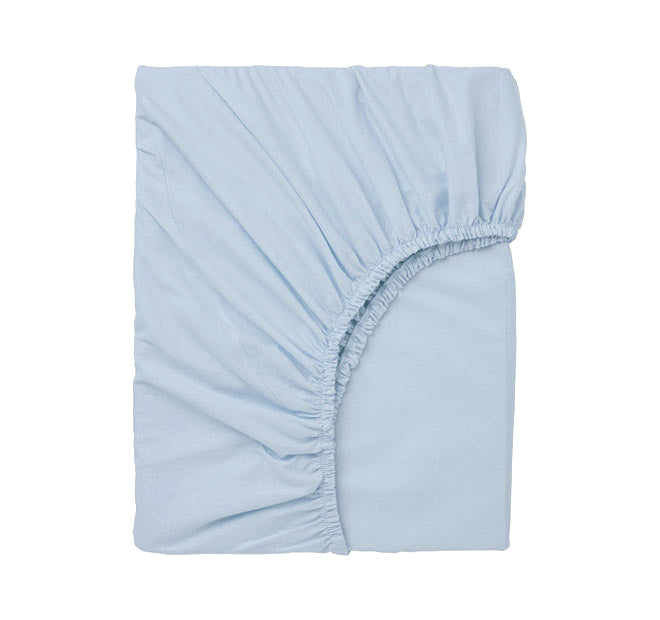 Bamboo Eco 400THC Cotton Mega Fitted Sheet Range Sky Blue