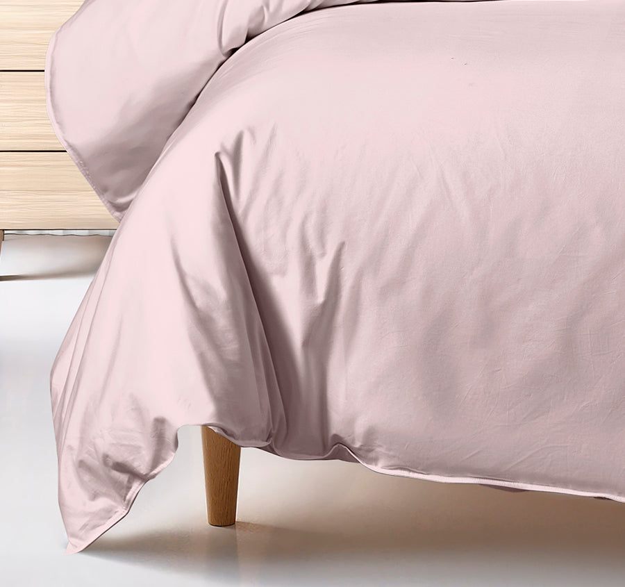 Bamboo Eco 400THC Cotton Quilt Cover Set Range Blush