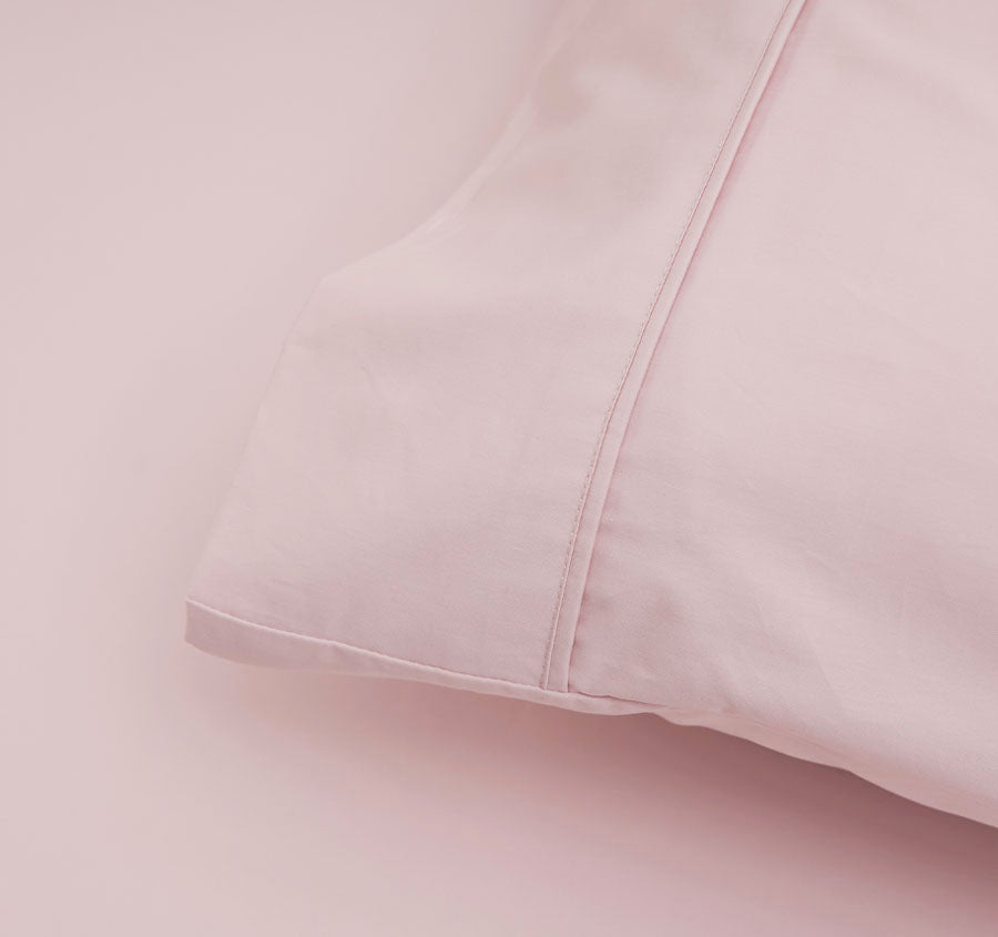 Bamboo Eco 400THC Cotton Sheet Set Range Blush