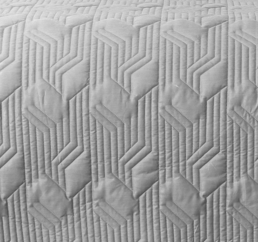 Bamboo Eco 400THC Cotton Coverlet Set Range Grey