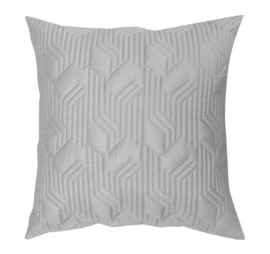 Bamboo Eco 400THC Cotton European Pillow Sham Grey