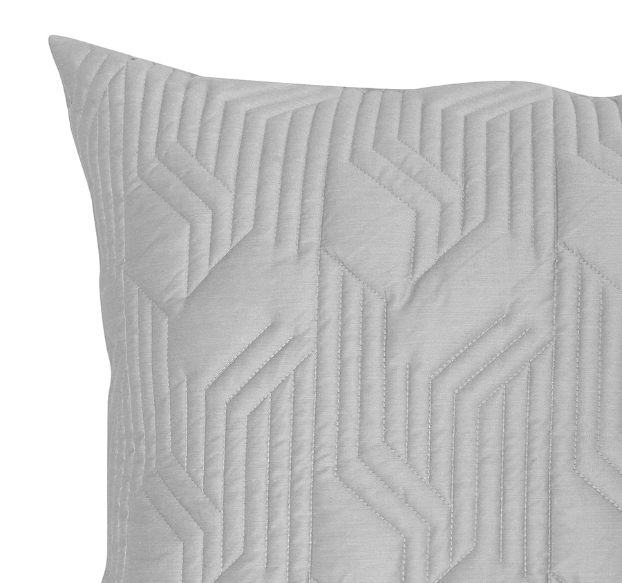 Bamboo Eco 400THC Cotton European Pillow Sham Grey
