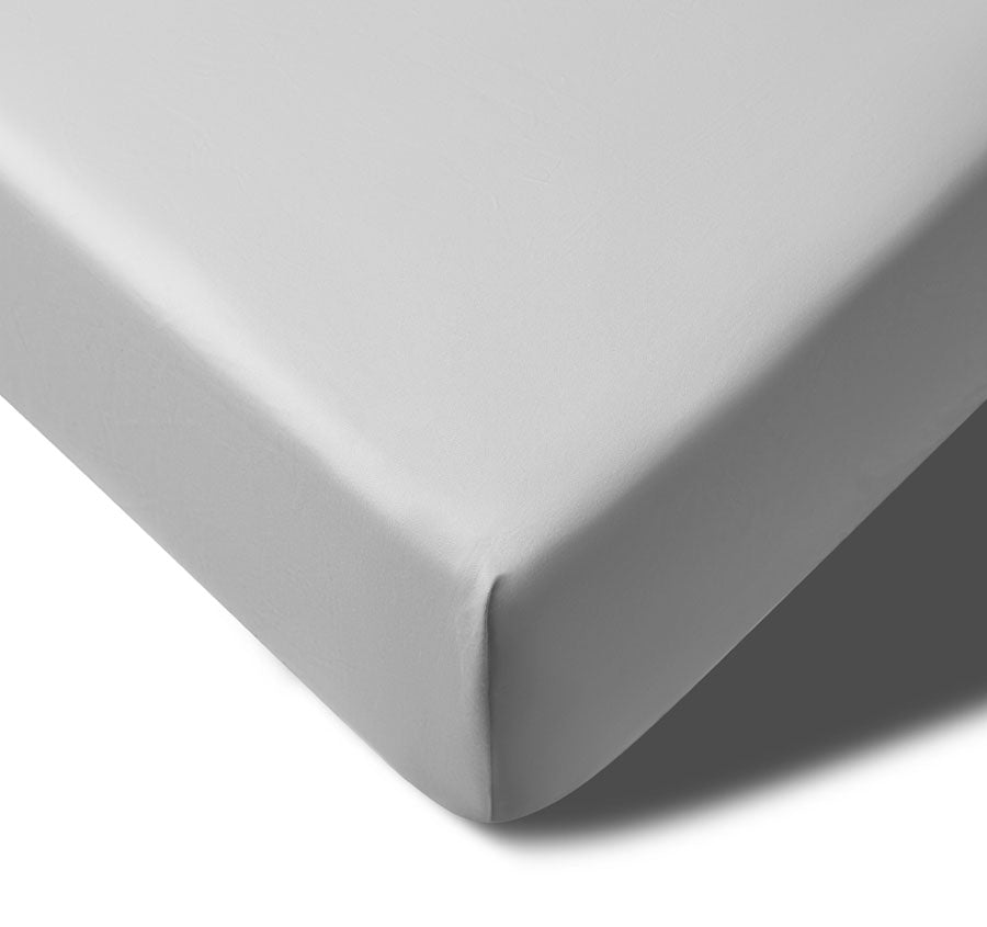 Bamboo Eco 400THC Cotton Mega Fitted Sheet Range Grey