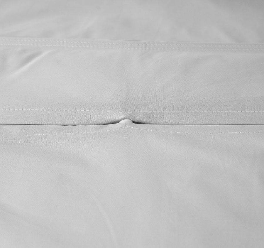 Bamboo Eco 400THC Cotton Quilt Cover Set Range Grey