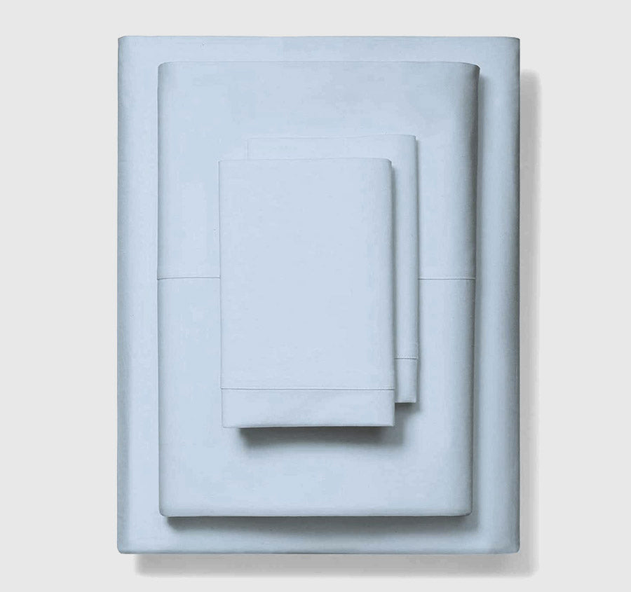 Bamboo Eco 400THC Cotton Mega Sheet Set Range Sky Blue