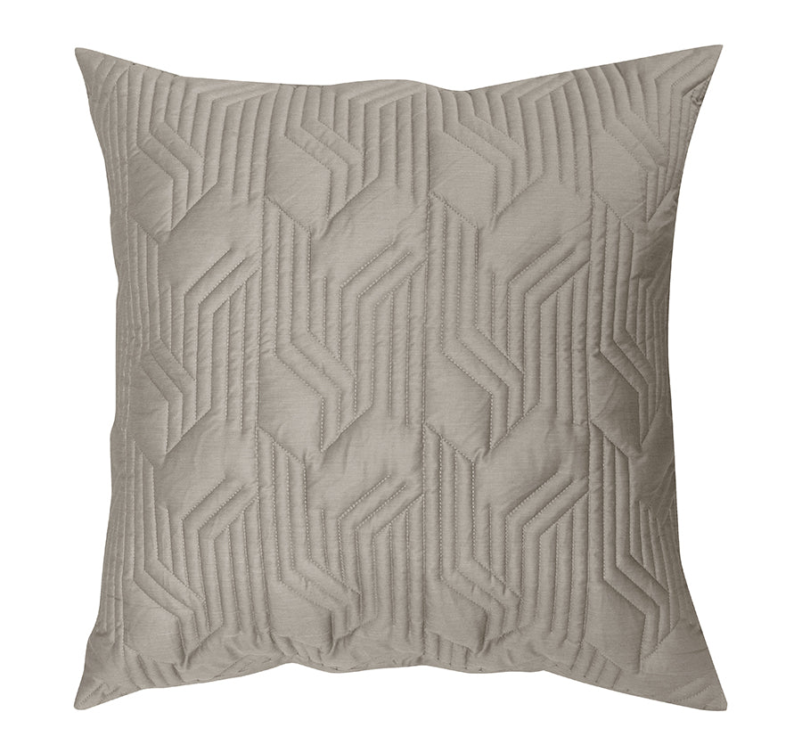 Bamboo Eco 400THC Cotton European Pillow Sham Stone