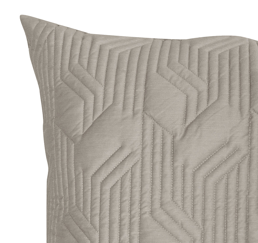 Bamboo Eco 400THC Cotton European Pillow Sham Stone