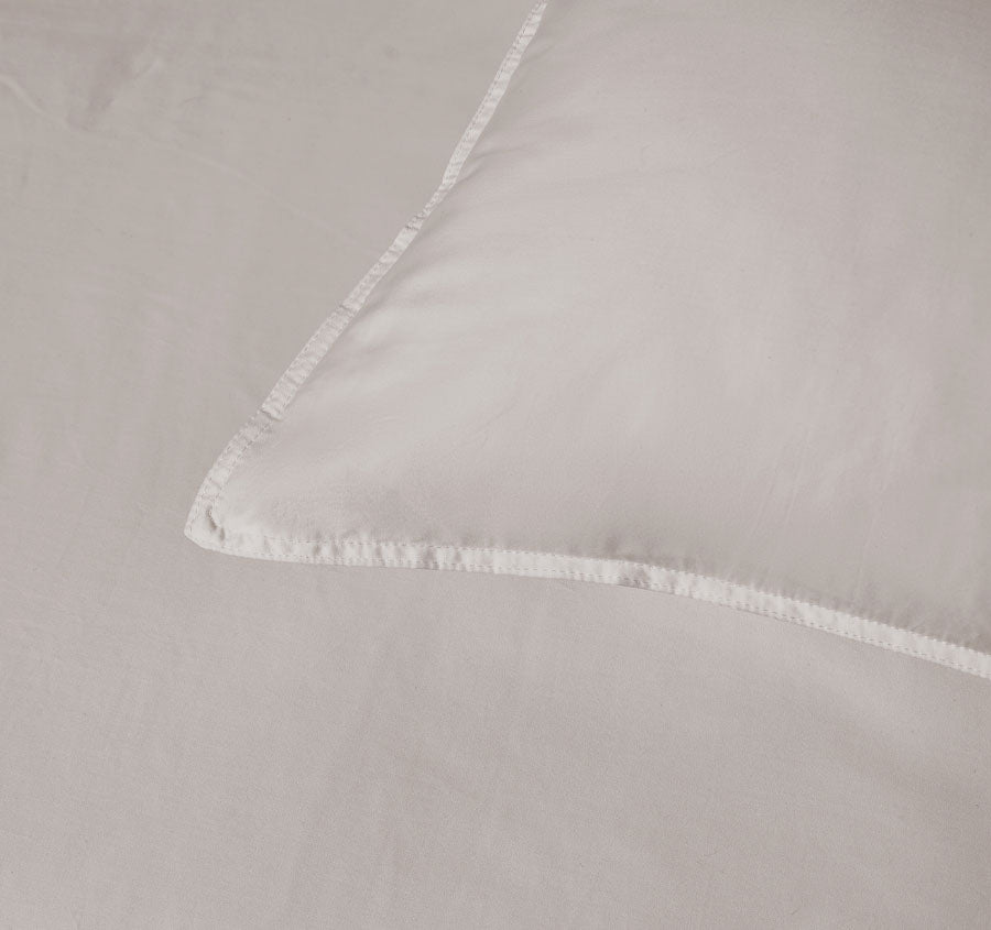 Bamboo Eco 400THC Cotton Quilt Cover Set Range Stone