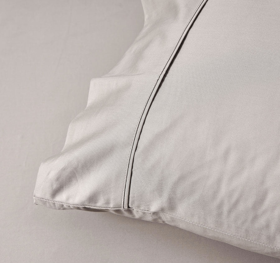 Bamboo Eco 400THC Standard Pillowcase Pair Stone