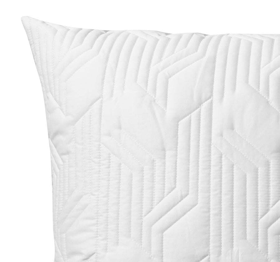 Bamboo Eco 400THC Cotton European Pillow Sham White