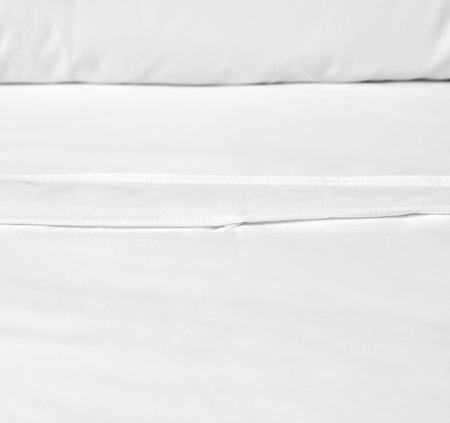 Bamboo Eco 400THC Cotton Quilt Cover Set Range White