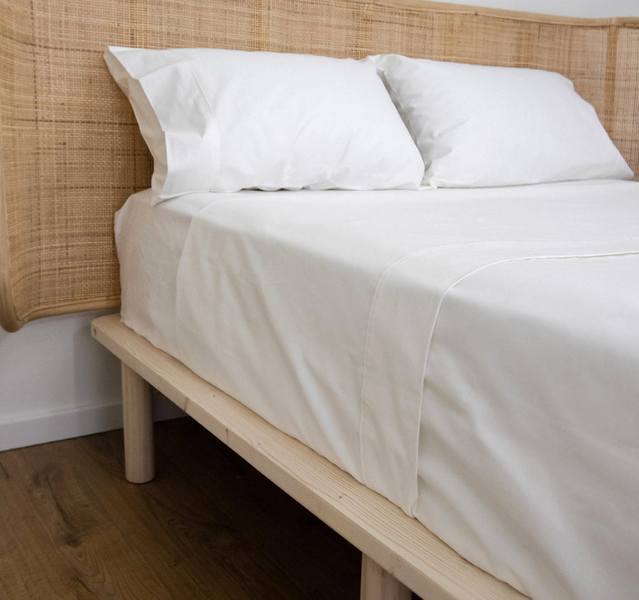 Heavy Hotel Grade 185GSM Cotton Mega Sheet Set Range White