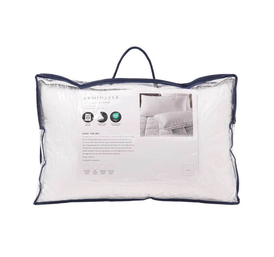 Deluxe Hotel 800g Soft and Low Standard Pillow