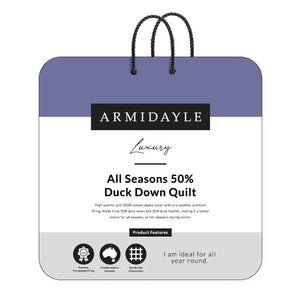 Duck Down All Seasons 50% Quilt Range