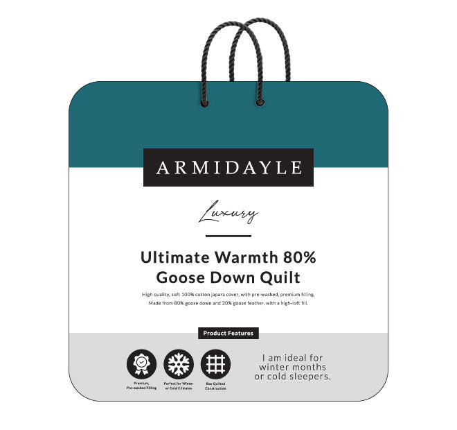 Goose Down Ultimate Warmth 80% Quilt Range