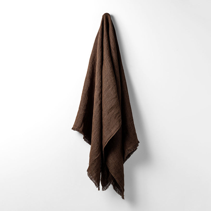 Arles 130x170cm Throw Rug Chocolate