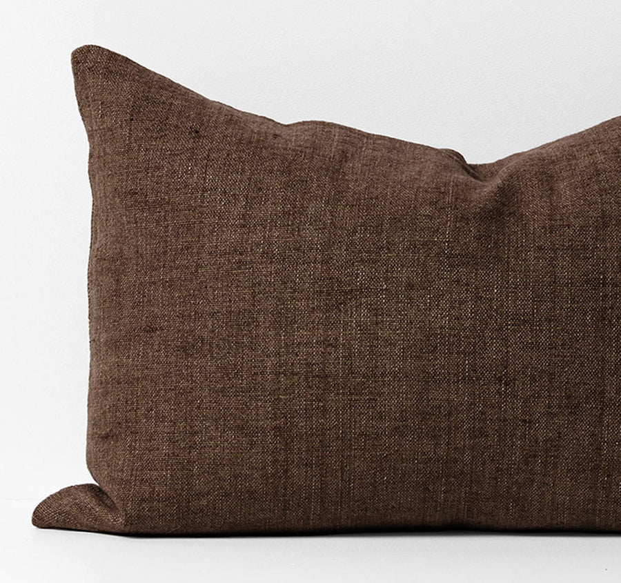 Arles 40x65cm Filled Cushion Chocolate