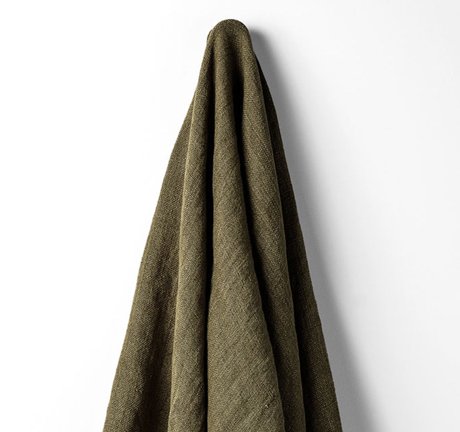 Arles 130x170cm Throw Rug Khaki