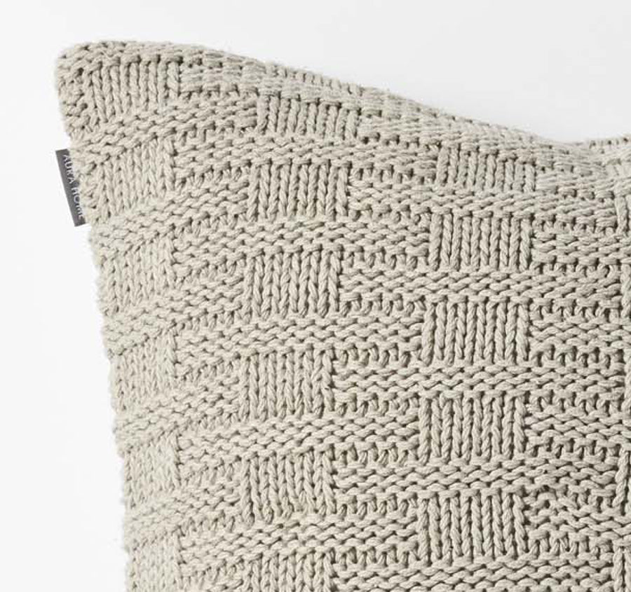 Basket Weave 50x50cm Filled Cushion Feather