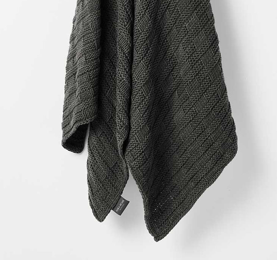 Basket Weave 130x180cm Throw Shadow