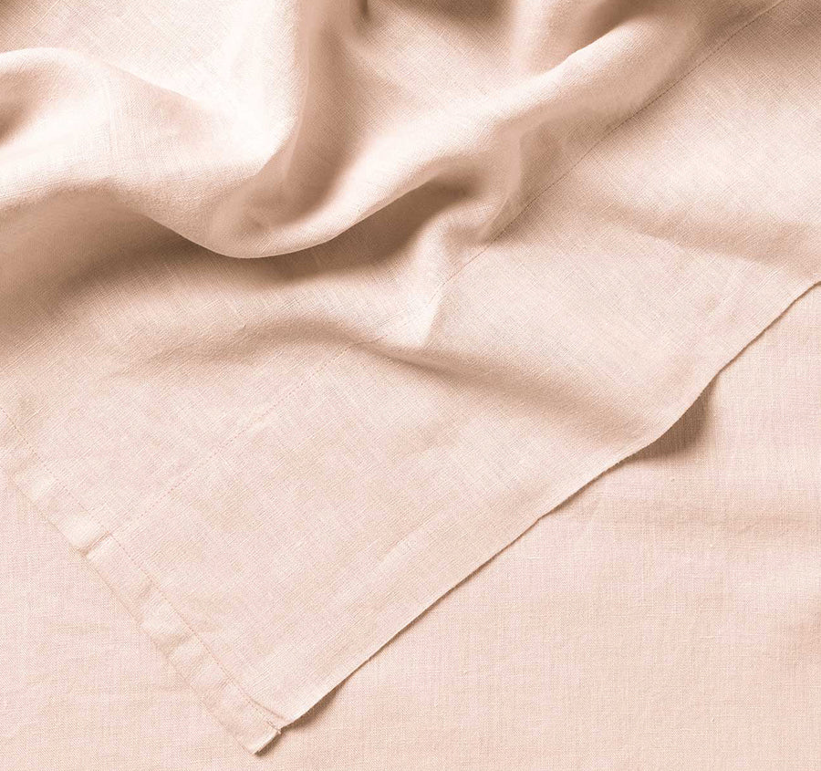 Emile Fitted or Flat Sheet Range Blush