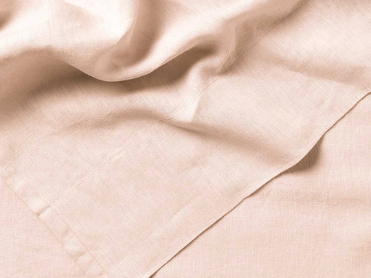 Emile Fitted or Flat Sheet Range Blush