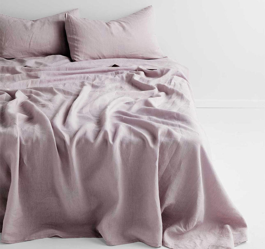Emile Fitted or Flat Sheet Range Burnished Lilac