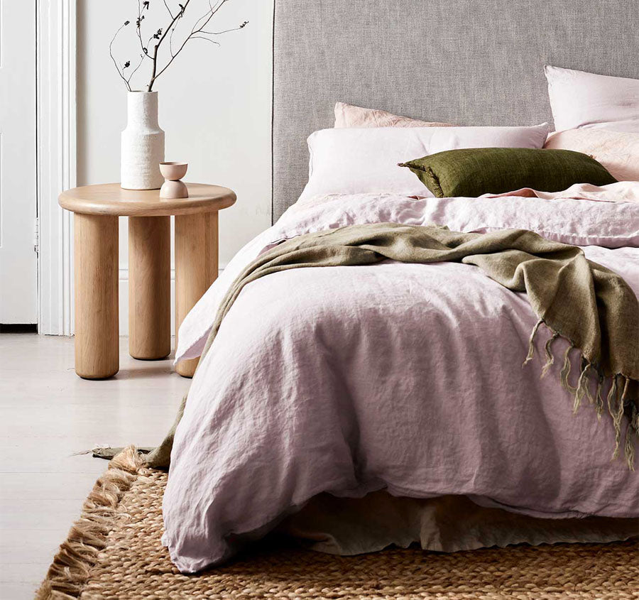 Emile Quilt Cover Range Burnished Lilac