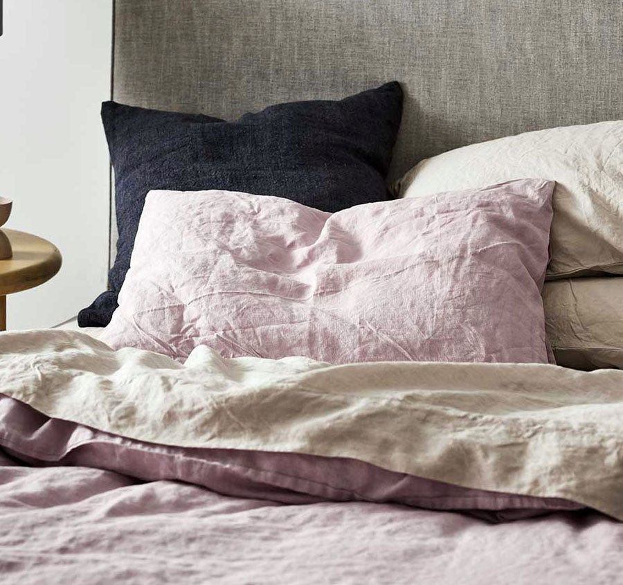 Emile Quilt Cover Range Burnished Lilac