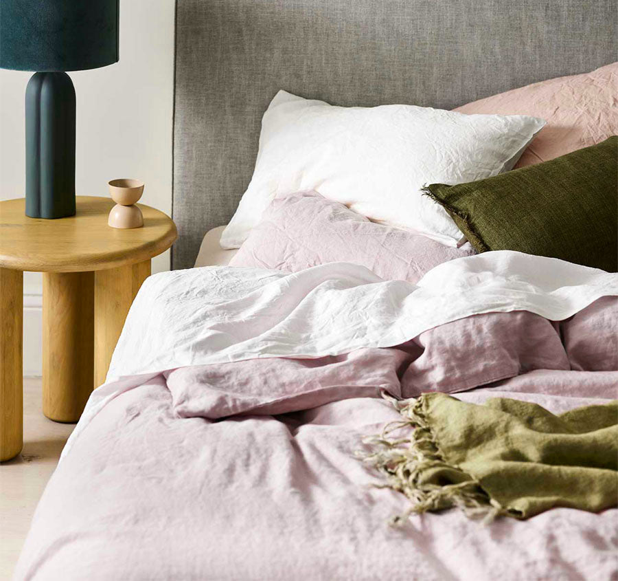 Emile Quilt Cover Range Burnished Lilac