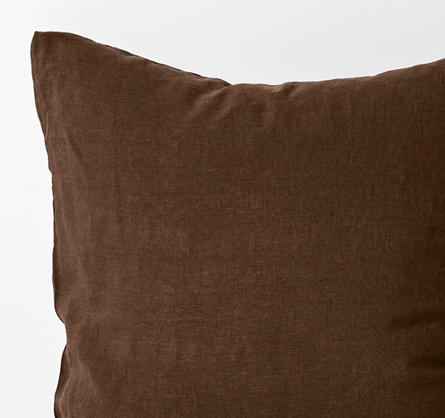 Emile European Pillowcase Chocolate