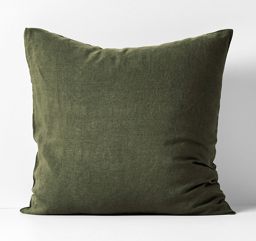 Emile European Pillowcase Khaki