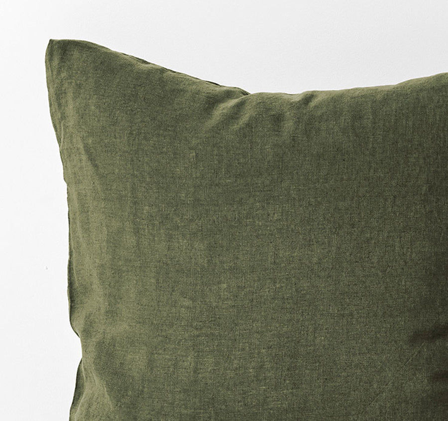 Emile European Pillowcase Khaki