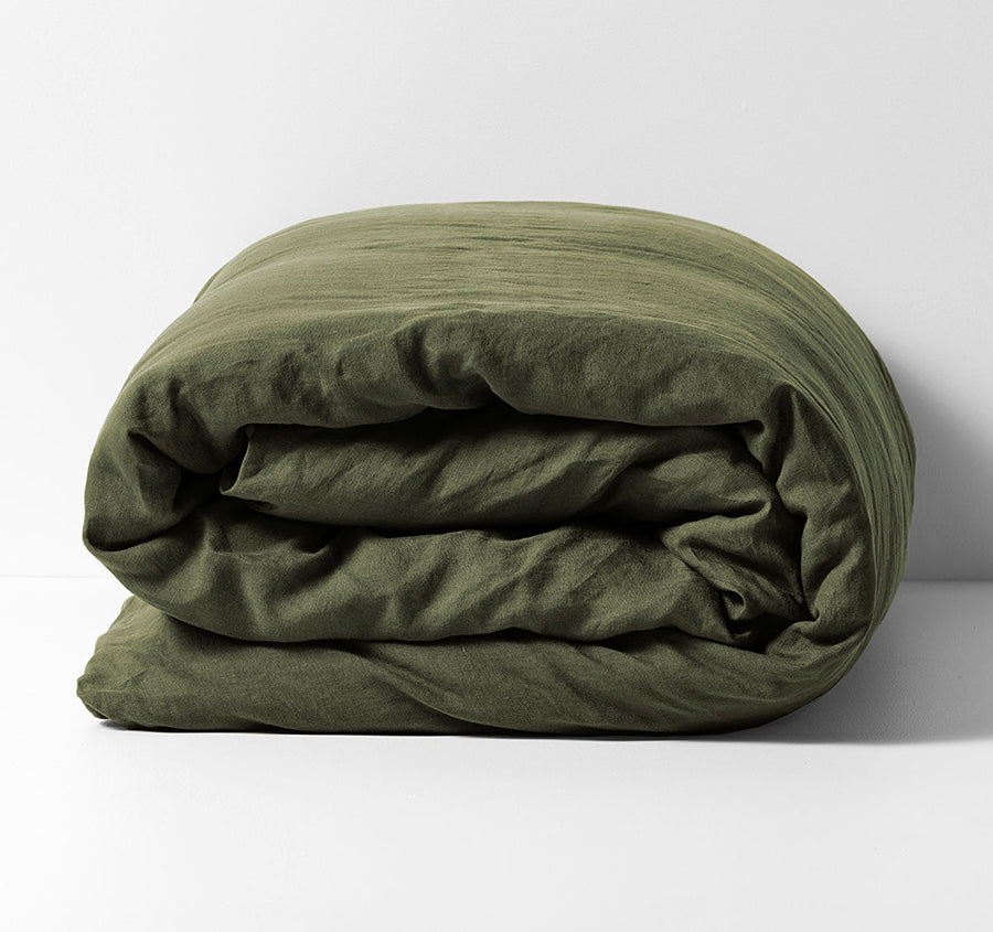 Emile Quilt Cover Range Khaki