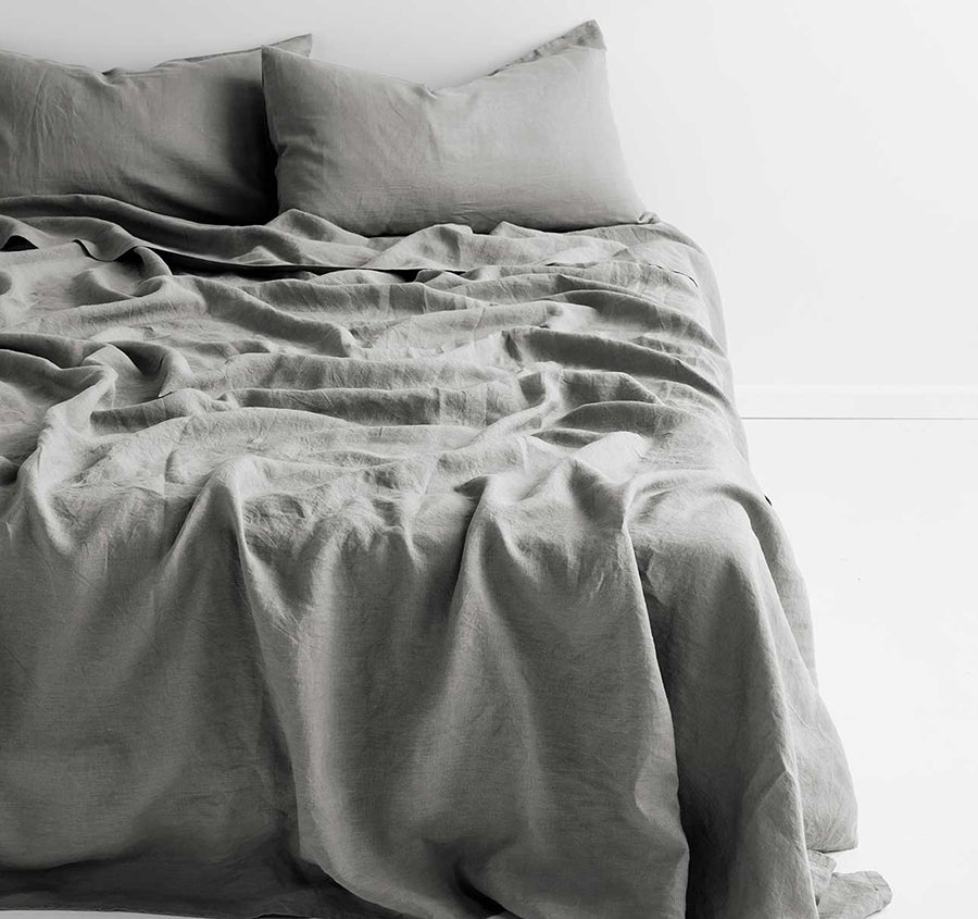 Emile Fitted or Flat Sheet Range Smoke