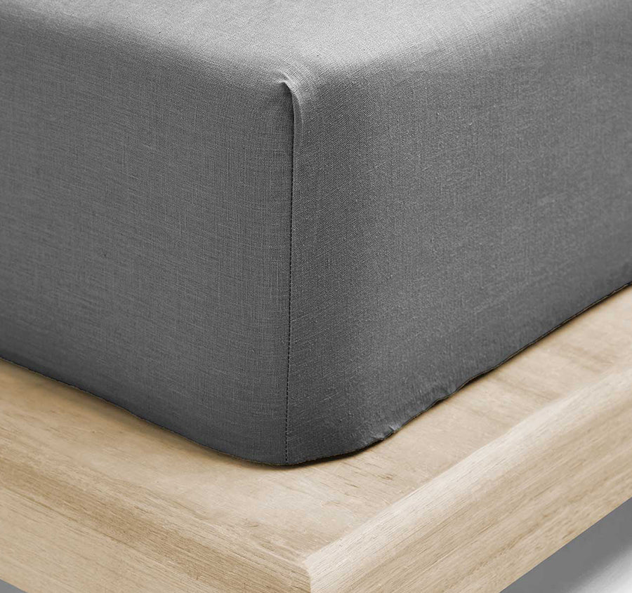 Emile Fitted or Flat Sheet Range Smoke