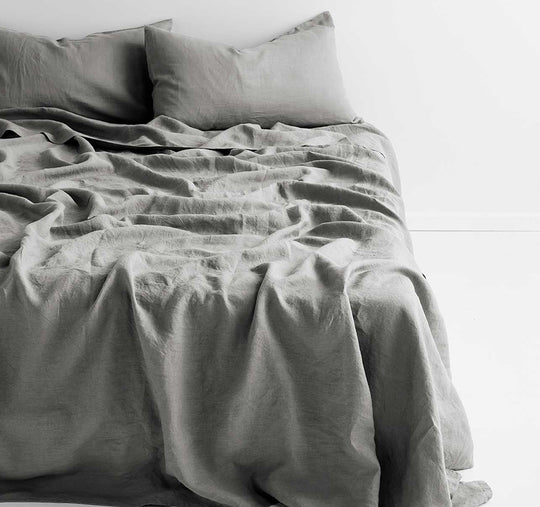 Emile Fitted or Flat Sheet Range Smoke