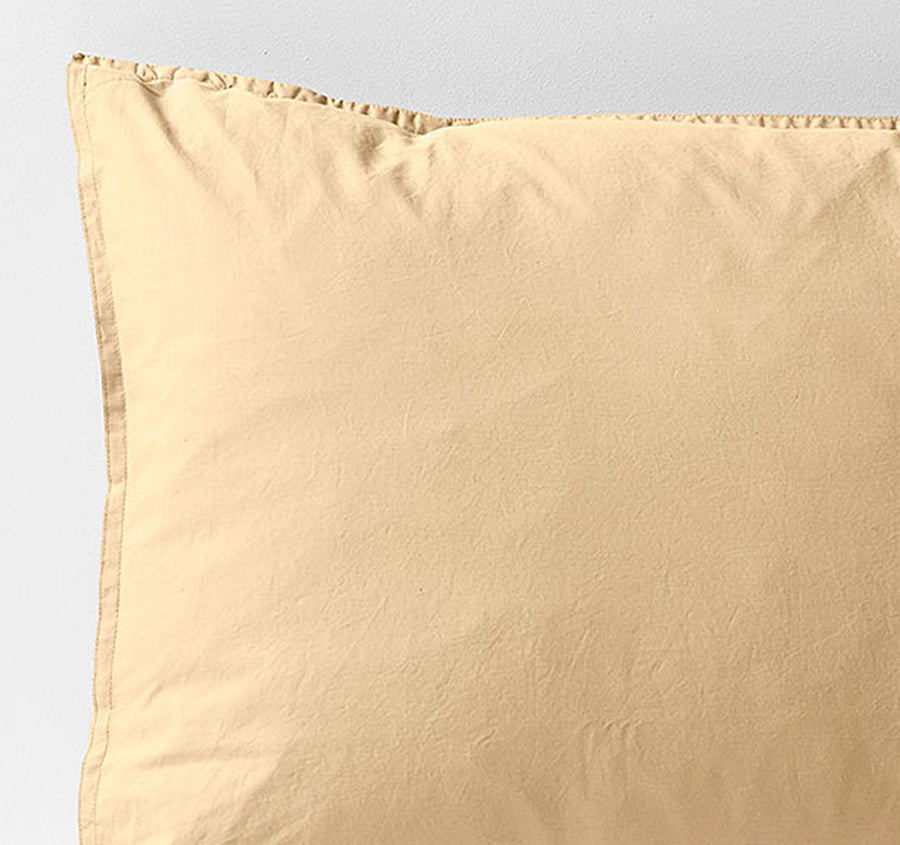 Evie Organic Cotton Standard Pillowcase Caramel