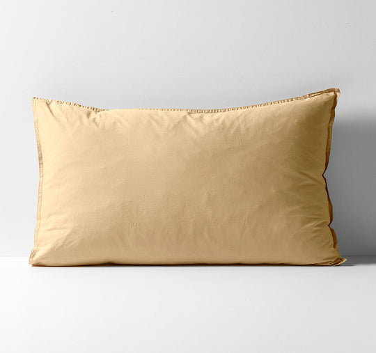 Evie Organic Cotton Standard Pillowcase Caramel