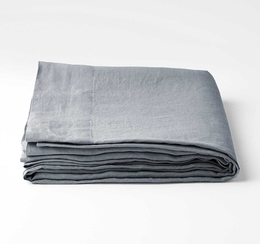 Evie Organic Cotton Sheet Set Range Denim